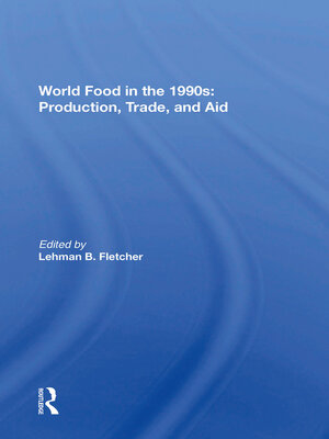 cover image of World Food In the 1990s